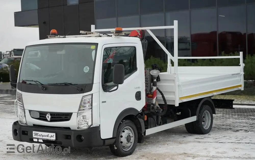 RENAULT MAXITY 140 DXI / WYWROTKA /+ HDS FASSI F22A / 995 KG UDŹWIG / WYSÓW 5,5 M / SPROWADZONY 