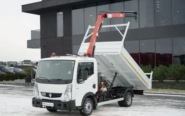 RENAULT MAXITY 140 DXI / WYWROTKA /+ HDS FASSI F22A / 995 KG UDŹWIG / WYSÓW 5,5 M / SPROWADZONY 