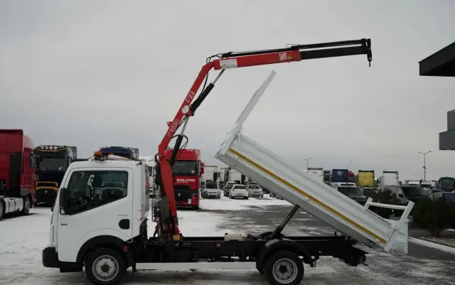 RENAULT MAXITY 140 DXI / WYWROTKA /+ HDS FASSI F22A / 995 KG UDŹWIG / WYSÓW 5,5 M / SPROWADZONY 