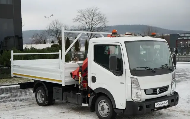 RENAULT MAXITY 140 DXI / WYWROTKA /+ HDS FASSI F22A / 995 KG UDŹWIG / WYSÓW 5,5 M / SPROWADZONY 