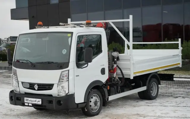 RENAULT MAXITY 140 DXI / WYWROTKA /+ HDS FASSI F22A / 995 KG UDŹWIG / WYSÓW 5,5 M / SPROWADZONY 