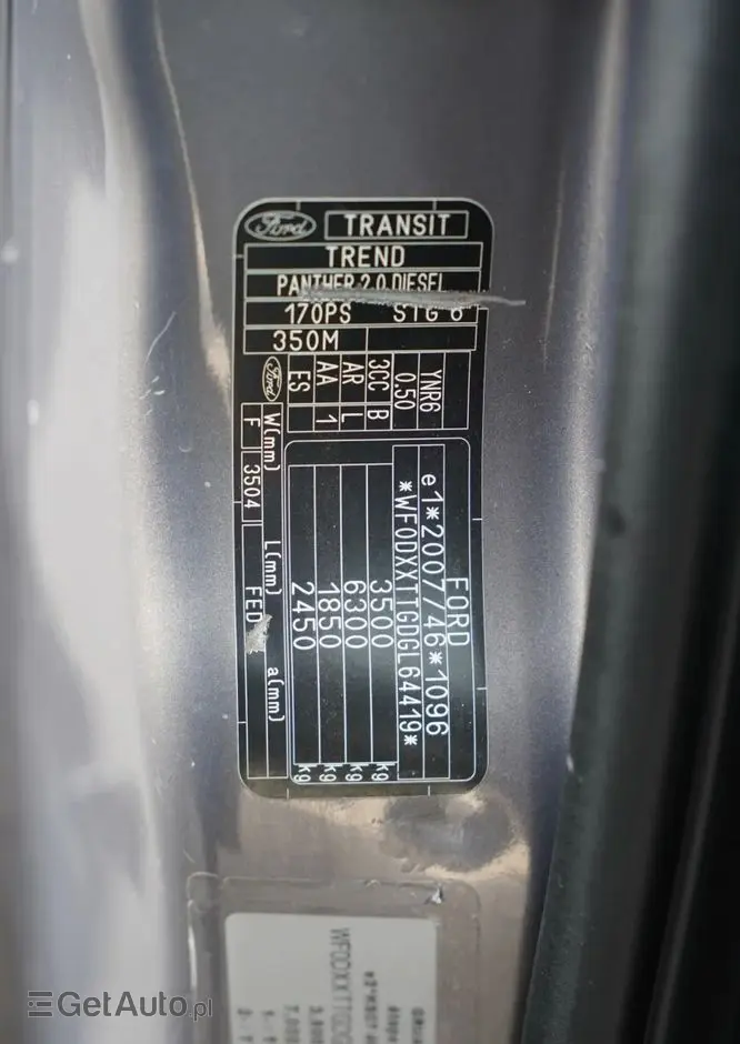 FORD TRANSIT / WYWROTKA TYLNOZSYPOWA / BLIŹNIAK / MANUAL / SPROWADZONY 