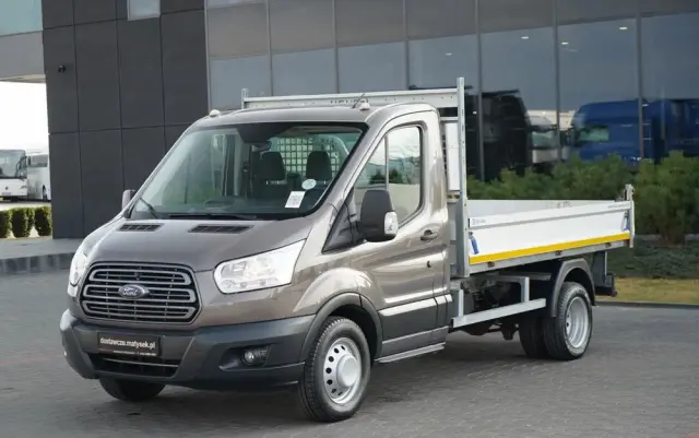 FORD TRANSIT / WYWROTKA TYLNOZSYPOWA / BLIŹNIAK / MANUAL / SPROWADZONY 