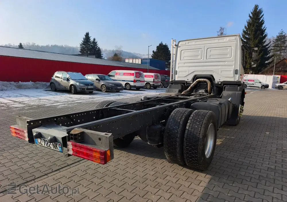 MERCEDES-BENZ AXOR 1829 rama do zabudowy blokada mostu 