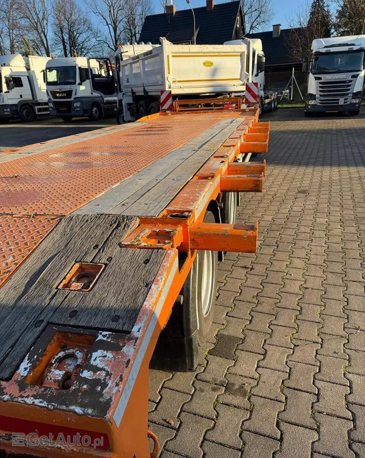 HUFFERMANN HPA 24.83 L przyczepa niskopodwoziowa, podkontenerowa 