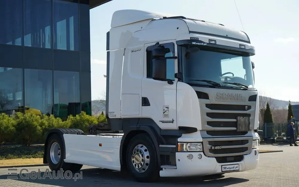 SCANIA R 450 / RETARDER / PEŁNY ADR /  CROWN EDITION STREAMLINE / KLIMA POSTOJOWA / ALUFELGI 