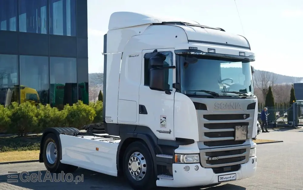 SCANIA R 450 / RETARDER / PEŁNY ADR /  CROWN EDITION STREAMLINE / KLIMA POSTOJOWA / ALUFELGI 