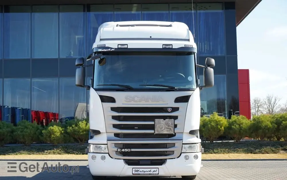 SCANIA R 450 / RETARDER / PEŁNY ADR /  CROWN EDITION STREAMLINE / KLIMA POSTOJOWA / ALUFELGI 