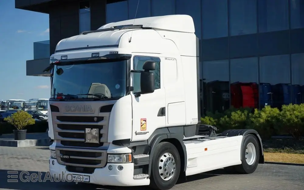 SCANIA R 450 / RETARDER / PEŁNY ADR /  CROWN EDITION STREAMLINE / KLIMA POSTOJOWA / ALUFELGI 