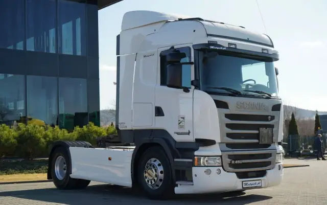SCANIA R 450 / RETARDER / PEŁNY ADR /  CROWN EDITION STREAMLINE / KLIMA POSTOJOWA / ALUFELGI 