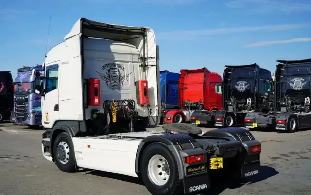 SCANIA R 450 / RETARDER / PEŁNY ADR /  CROWN EDITION STREAMLINE / KLIMA POSTOJOWA / ALUFELGI 