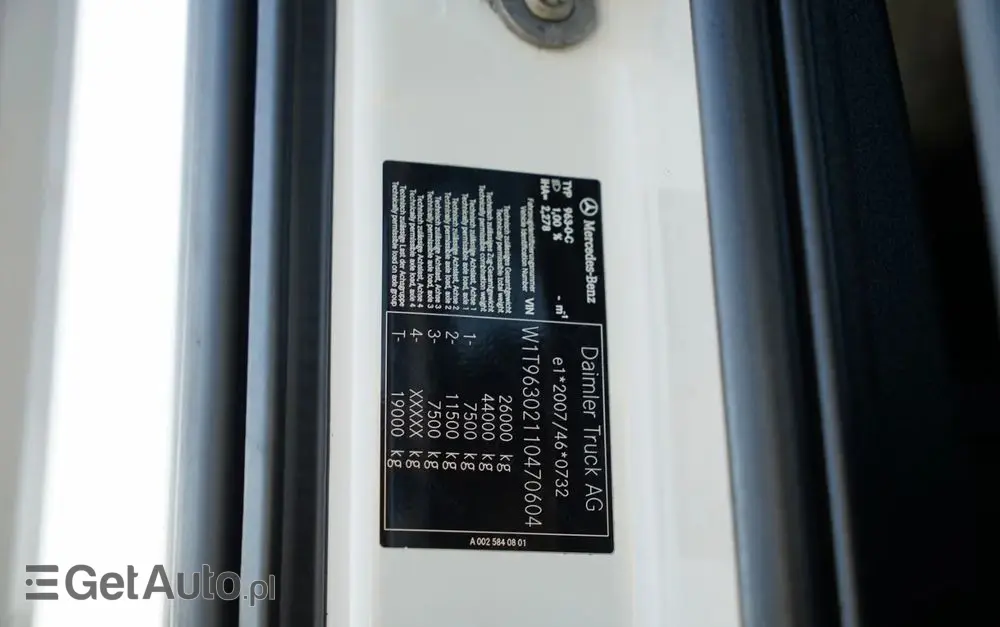 MERCEDES-BENZ ACTROS 2545 / SOLÓWKA / 6X2 / GIGA  SPACE / 2020 