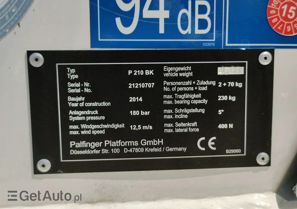 IVECO Volkswagen Crafter 4x4 Zwyżka 21m Palfinger P210BK  JIP-Ogon udt 