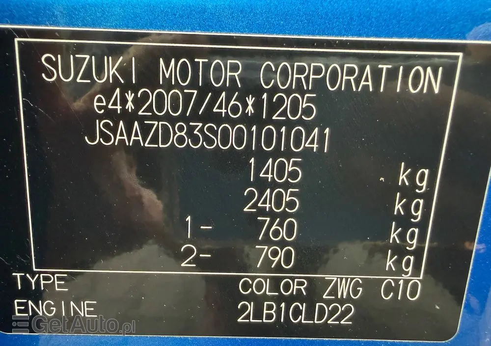 SUZUKI Swift 1.2 4x4 Club