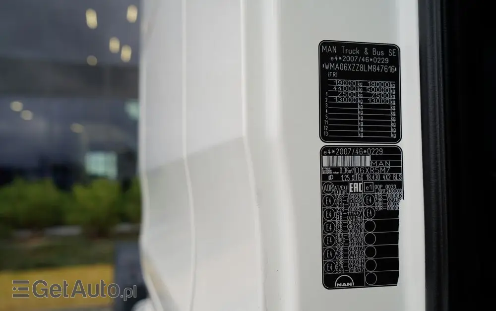 MAN TGX 18. 430 / XLX / HYDRAULIKA /  PEŁNY ADR / RETARDER / KLIMATYZACJA POSTOJOWA / NAVI 