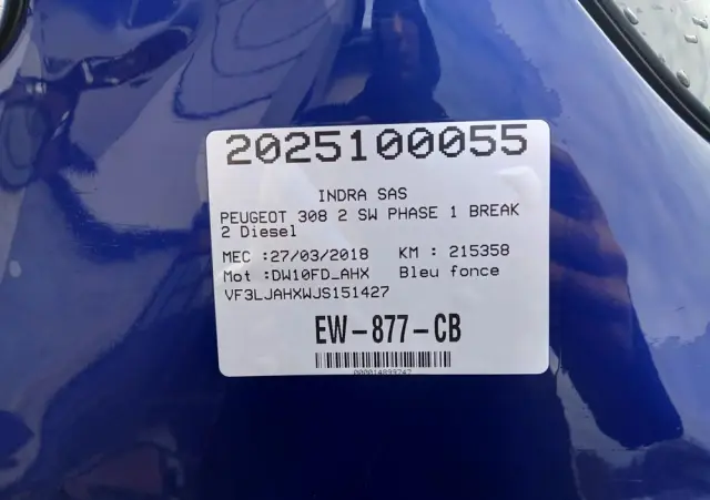 PEUGEOT 308 2.0 BlueHDi GT S&S EAT8