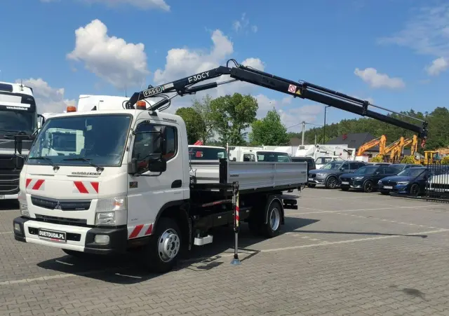 MITSUBISHI Canter Fuso 9C18 3.0/180KM Automat, HDS FASSI F30 Wywrotka 3-str 