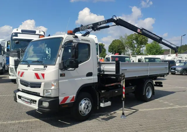 MITSUBISHI Canter Fuso 9C18 3.0/180KM Automat, HDS FASSI F30 Wywrotka 3-str 