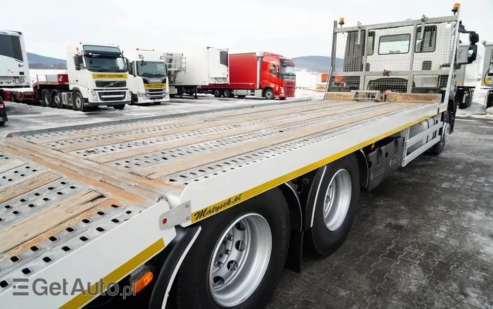 IVECO STRALIS 360 / 6X2 /  LAWETA / PLATFORMA 9,3 M / NAJAZDY HYDRAULICZNE / WYCIĄGARKA / OŚ PODONOSZONA  / EURO 6 