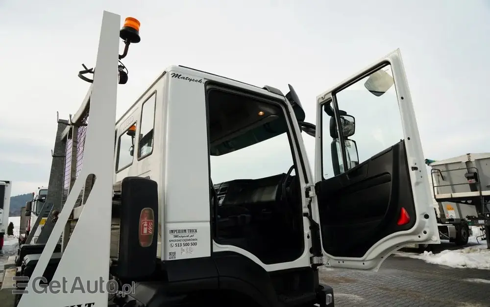 IVECO STRALIS 360 / 6X2 /  LAWETA / PLATFORMA 9,3 M / NAJAZDY HYDRAULICZNE / WYCIĄGARKA / OŚ PODONOSZONA  / EURO 6 