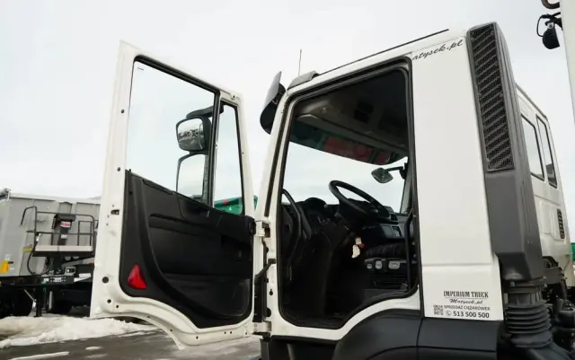 IVECO STRALIS 360 / 6X2 /  LAWETA / PLATFORMA 9,3 M / NAJAZDY HYDRAULICZNE / WYCIĄGARKA / OŚ PODONOSZONA  / EURO 6 