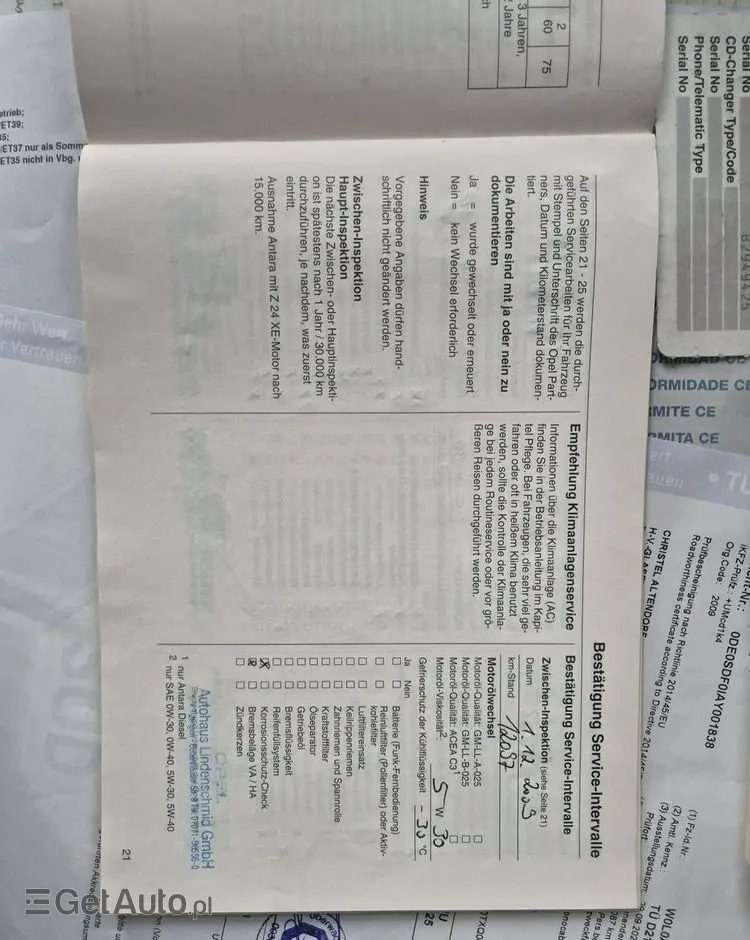 OPEL Zafira 1.8 Innovation