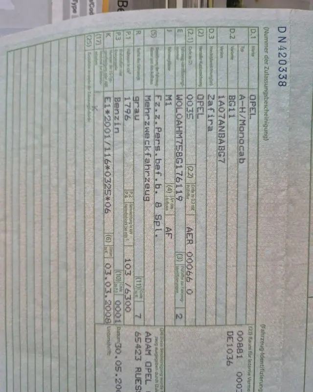 OPEL Zafira 1.8 Innovation