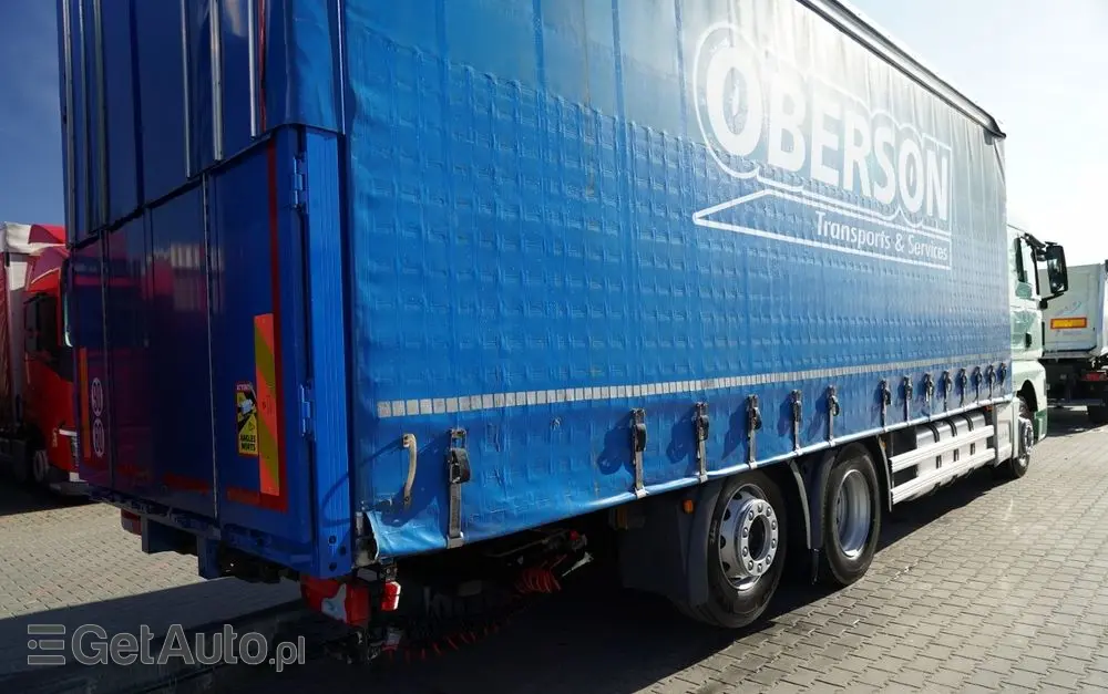 MAN TGX 26.460 / ZESTAW TANDEM PRZEJAZDOWY / 120 M3 / OŚ PODNOSZONA / OŚ SKRĘTNA / + PRZYCZEPA FRUEHAUF / OSIE SAF 