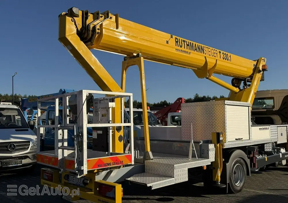 MAN TGL 7.150 Zwyżka Ruthmann T330 33-Metry w bok 21m Mały przebieg 