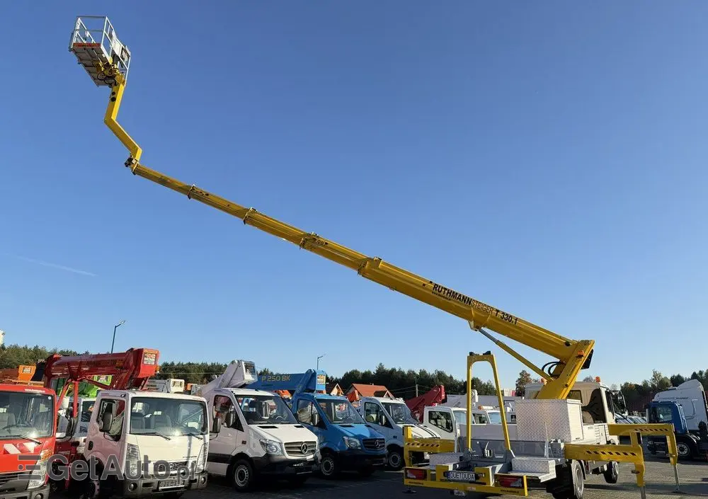 MAN TGL 7.150 Zwyżka Ruthmann T330 33-Metry w bok 21m Mały przebieg 