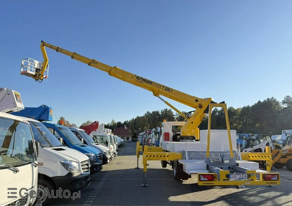 MAN TGL 7.150 Zwyżka Ruthmann T330 33-Metry w bok 21m Mały przebieg 