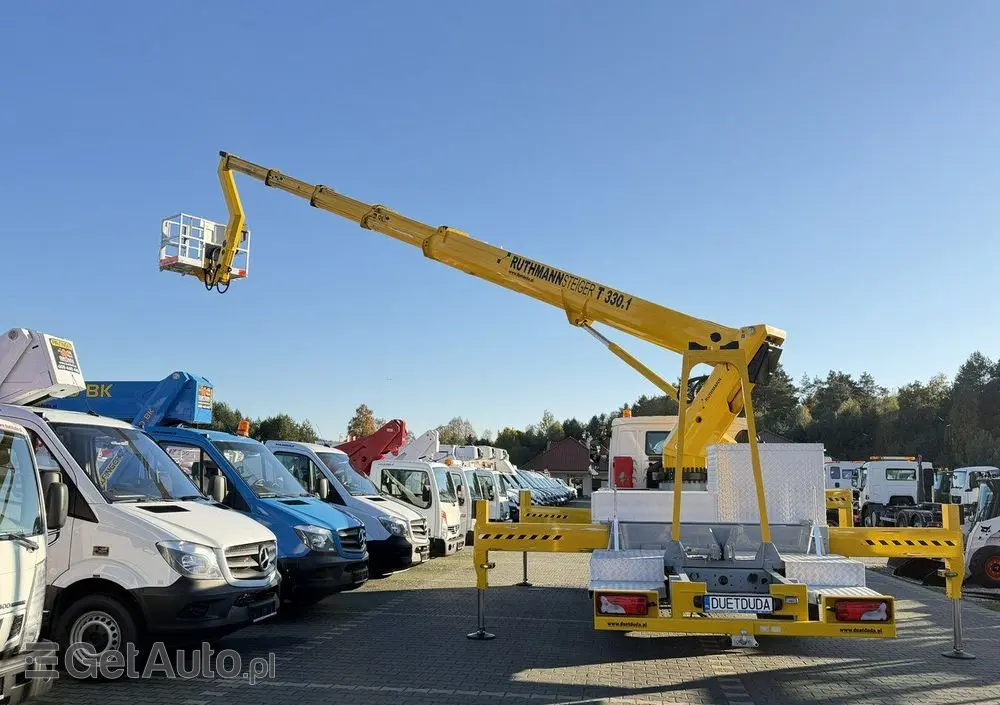 MAN TGL 7.150 Zwyżka Ruthmann T330 33-Metry w bok 21m Mały przebieg 