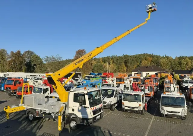 MAN TGL 7.150 Zwyżka Ruthmann T330 33-Metry w bok 21m Mały przebieg 