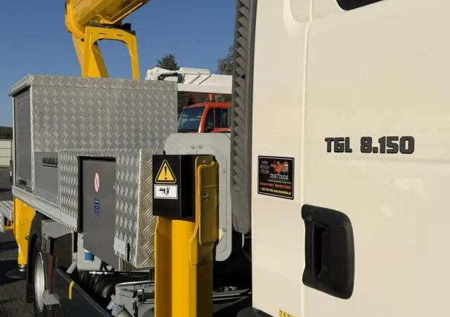 MAN TGL 7.150 Zwyżka Ruthmann T330 33-Metry w bok 21m Mały przebieg 