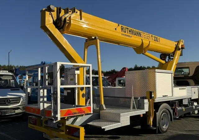 MAN TGL 7.150 Zwyżka Ruthmann T330 33-Metry w bok 21m Mały przebieg 