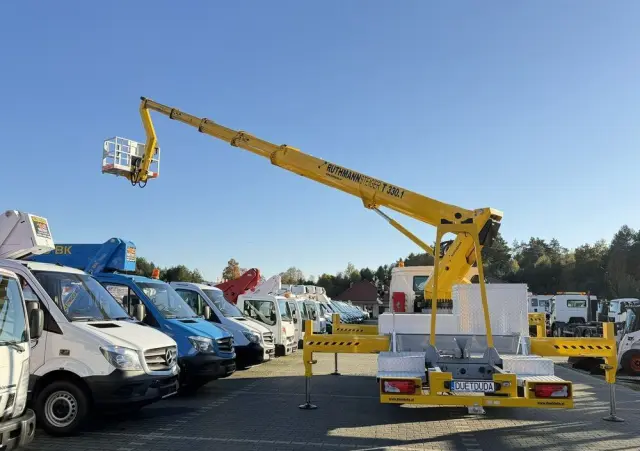 MAN TGL 7.150 Zwyżka Ruthmann T330 33-Metry w bok 21m Mały przebieg 