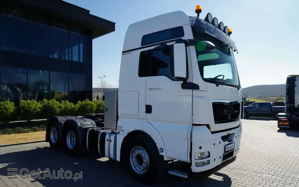 MAN TGX 33.540 / 6x4 / RETARDER / DMC: 100 TON / XXL / KLIMATYZACJA POSTOJOWA /  3 osiowy ciągnik siodłowy /  MANUAL / EURO 5 