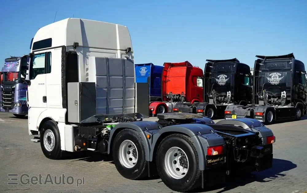 MAN TGX 33.540 / 6x4 / RETARDER / DMC: 100 TON / XXL / KLIMATYZACJA POSTOJOWA /  3 osiowy ciągnik siodłowy /  MANUAL / EURO 5 