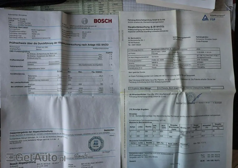 FORD Focus 1.5 EcoBoost Start-Stopp-System TITANIUM