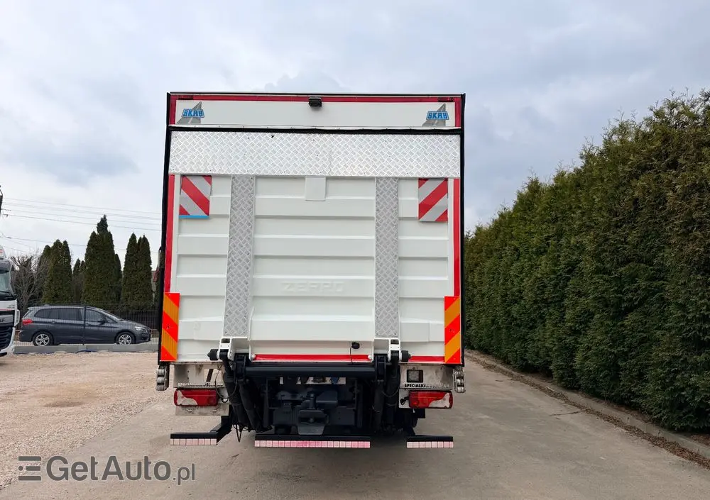 SCANIA Scania P 450 / CHŁODNIA + WINDA / 23 PALETY / EURO6 / OŚ SKRĘTNA / CARRIER/ ASO 