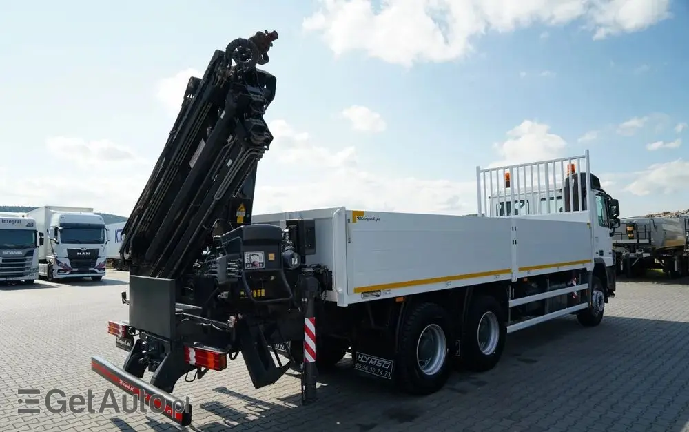 MERCEDES-BENZ ACTROS 2636 / 6x4 / SKRZYNIOWY 7 M + HDS HIAB  -  WYSÓW 12,6 M / MOCNA PODŁOGA / STEROWANIE RADIOWE / ROTATOR / SPROWADZONY 