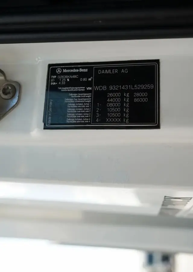 MERCEDES-BENZ ACTROS 2636 / 6x4 / SKRZYNIOWY 7 M + HDS HIAB  -  WYSÓW 12,6 M / MOCNA PODŁOGA / STEROWANIE RADIOWE / ROTATOR / SPROWADZONY 