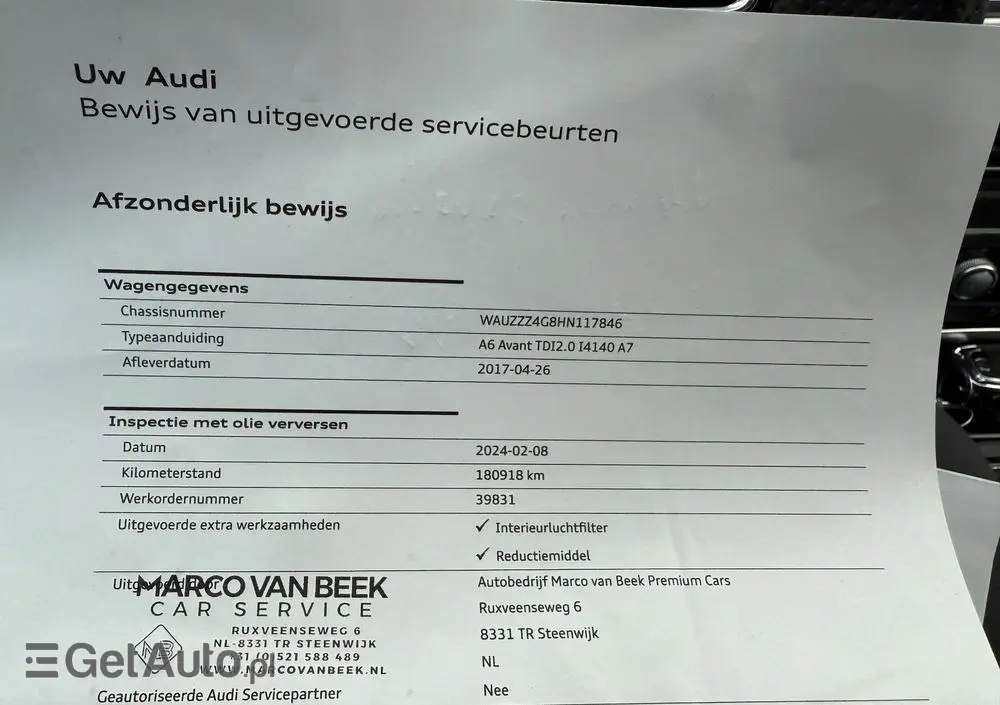 AUDI A6 Avant 2.0 TDI Ultra DPF S tronic