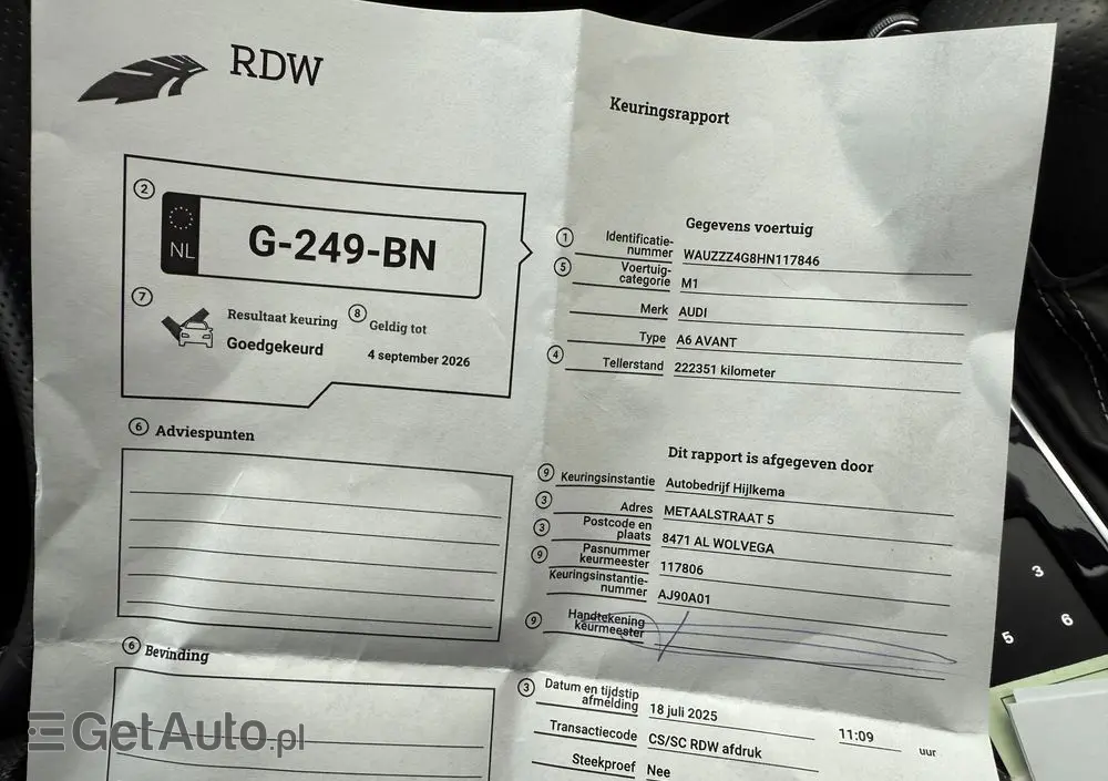 AUDI A6 Avant 2.0 TDI Ultra DPF S tronic