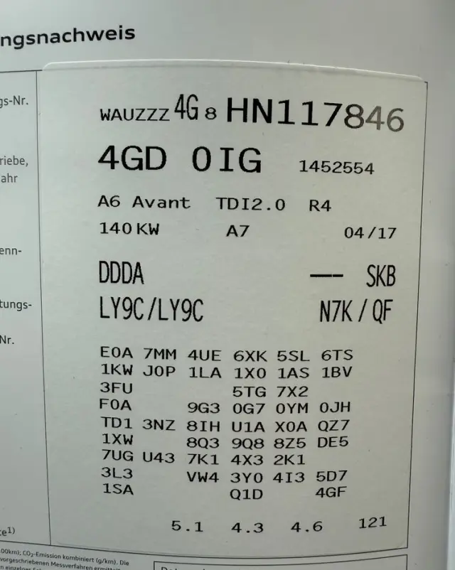 AUDI A6 Avant 2.0 TDI Ultra DPF S tronic