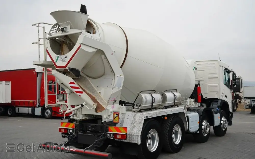 VOLVO FMX 460 / 8x4 / GRUSZKA 9m3 / BETONOMIESZARKA / SCHWING STETTER / 9 M3 / I-SHIFT/ ALUFELGI / EURO 6 