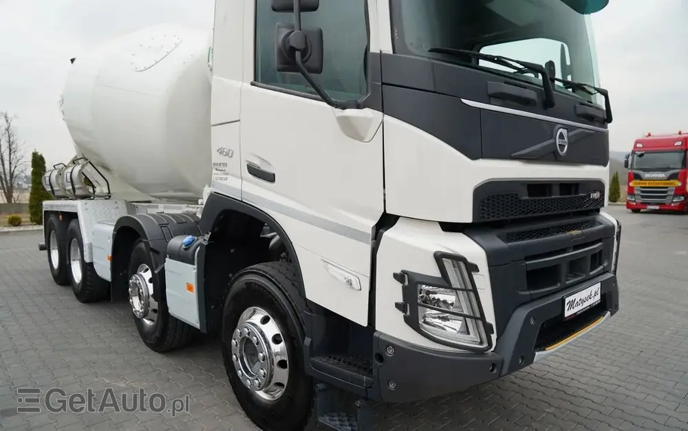 VOLVO FMX 460 / 8x4 / GRUSZKA 9m3 / BETONOMIESZARKA / SCHWING STETTER / 9 M3 / I-SHIFT/ ALUFELGI / EURO 6 