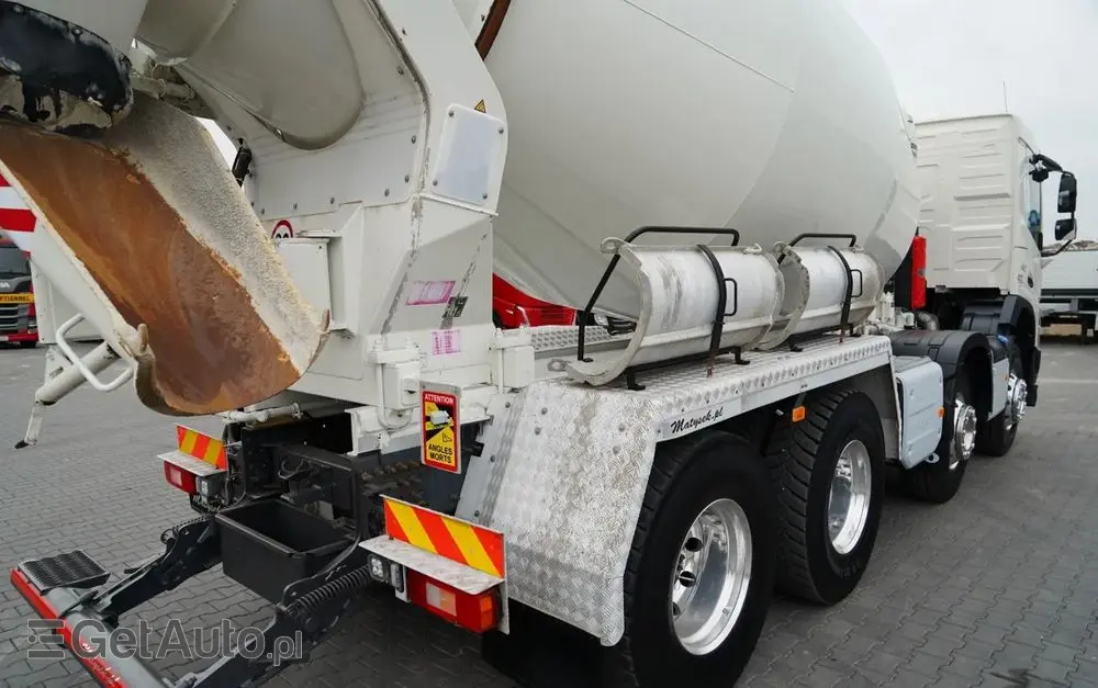 VOLVO FMX 460 / 8x4 / GRUSZKA 9m3 / BETONOMIESZARKA / SCHWING STETTER / 9 M3 / I-SHIFT/ ALUFELGI / EURO 6 