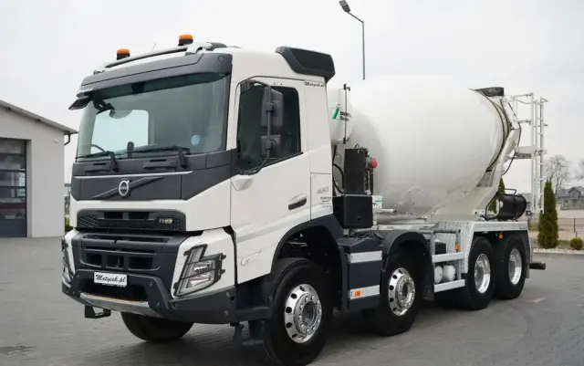 VOLVO FMX 460 / 8x4 / GRUSZKA 9m3 / BETONOMIESZARKA / SCHWING STETTER / 9 M3 / I-SHIFT/ ALUFELGI / EURO 6 
