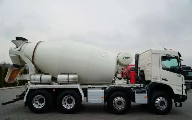 VOLVO FMX 460 / 8x4 / GRUSZKA 9m3 / BETONOMIESZARKA / SCHWING STETTER / 9 M3 / I-SHIFT/ ALUFELGI / EURO 6 